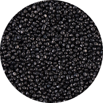 RY-3209 Carbon Black Masterbatch Dyestuff Granule For Plastic/HDPE/PE/PP Pipes